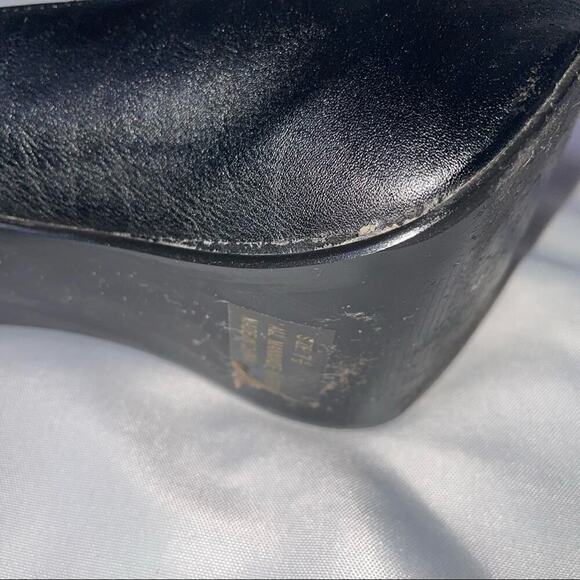 Qupid open toe tall high heels with a flower toe detailing SZ 7.5 - Picture 12 of 13